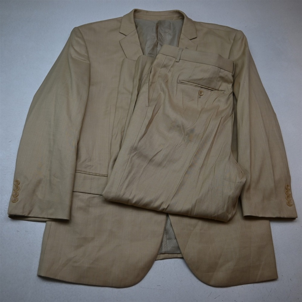 Bocaccio Uomo 50R 38x30 Khaki Mens Jacket Pants Suit